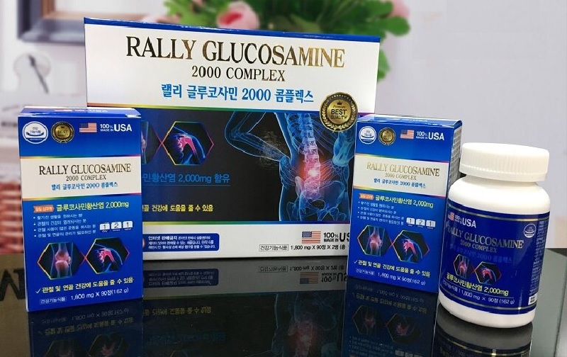 Thuốc thoái hóa cột sống Hàn Quốc Rally Glucosamine 2000 Complex